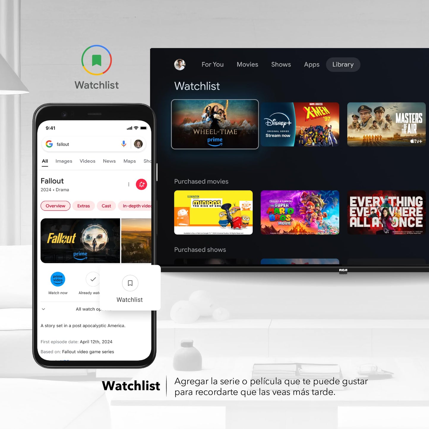 RCA Pantalla de 55" MultiTuner HD TV GoogleTV Operating System 2025 - Modelo R55M-U4G