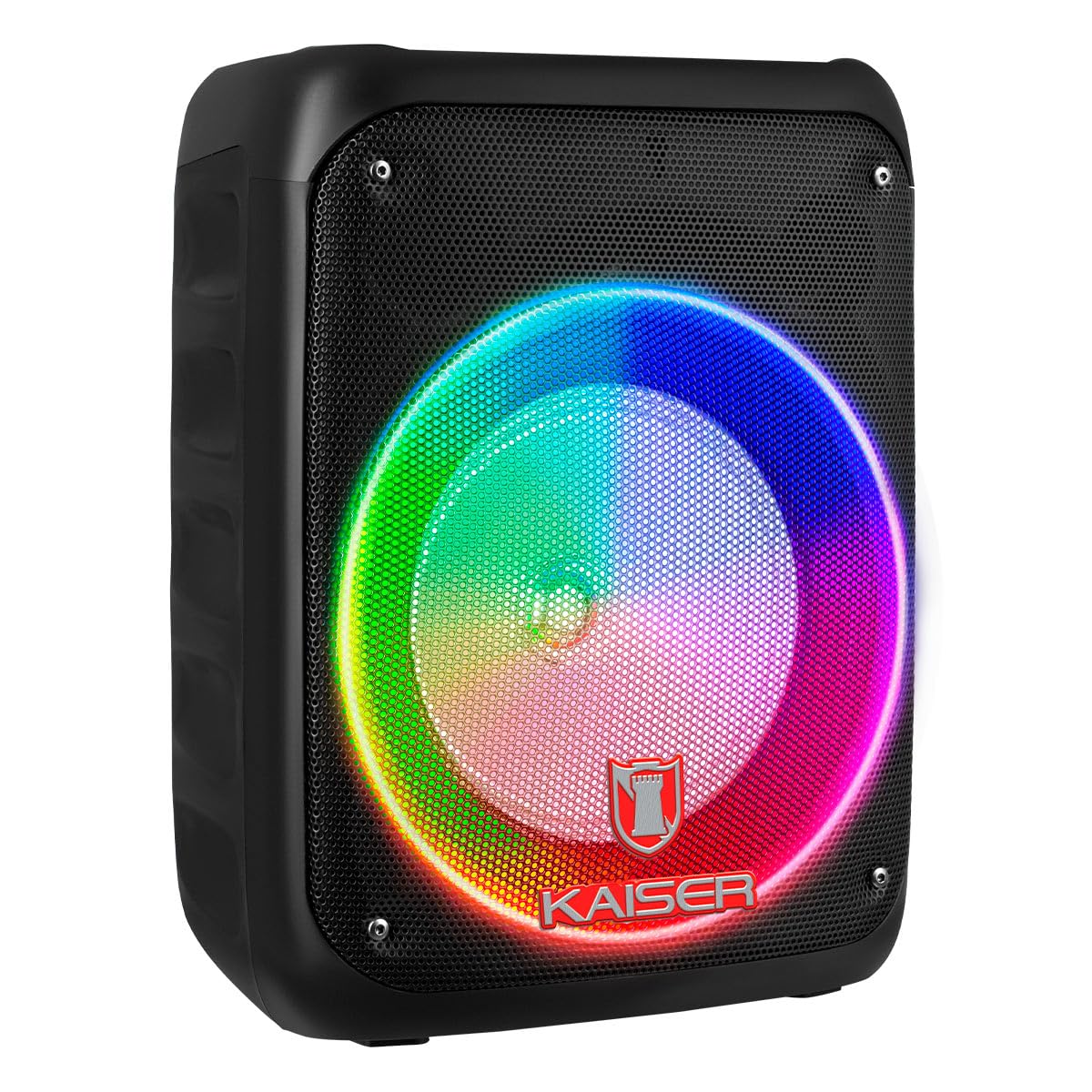 Bocina Bluetooth Kaiser Negra Portátil Recargable Light 20W RMS