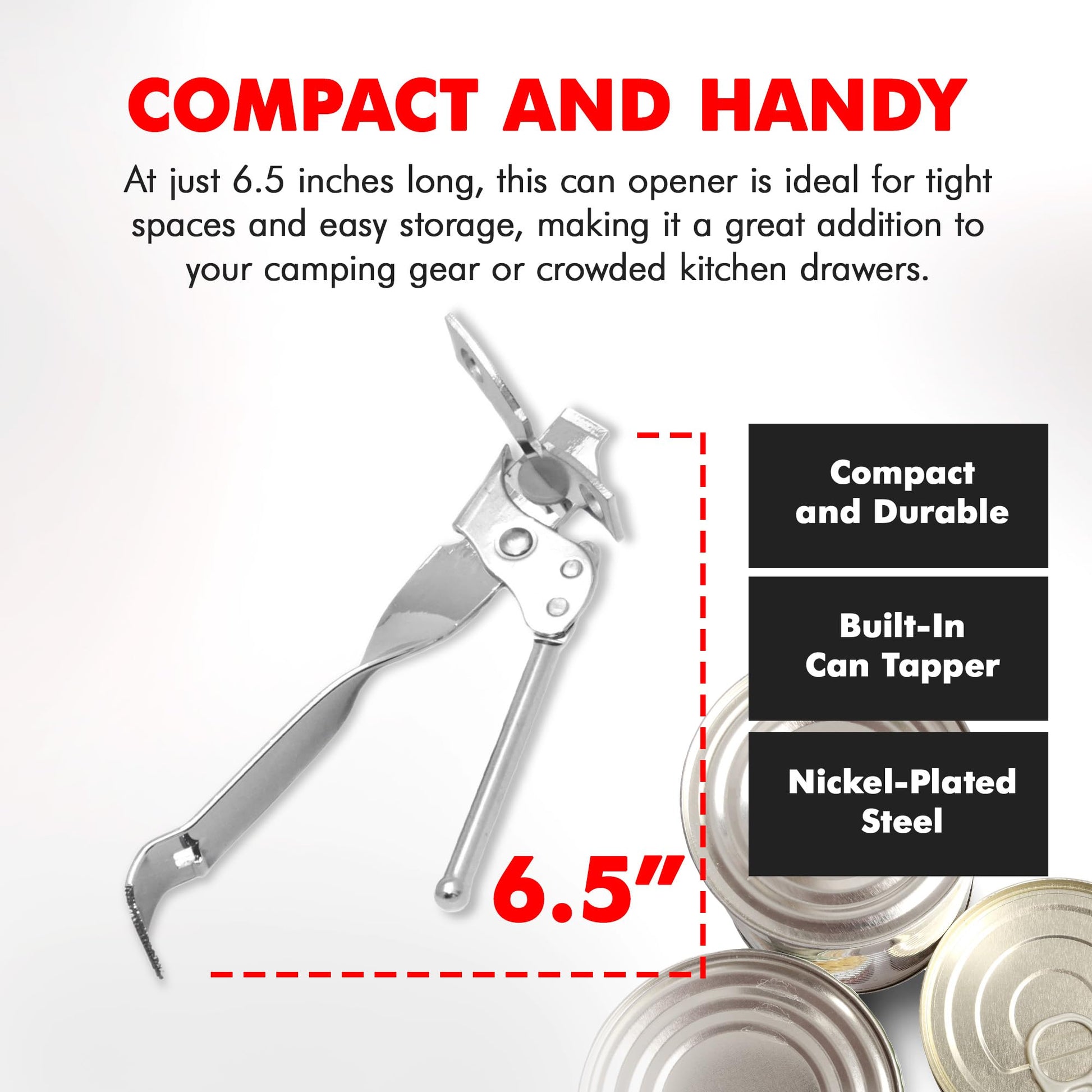 Chef Craft Can Opener with Tapper