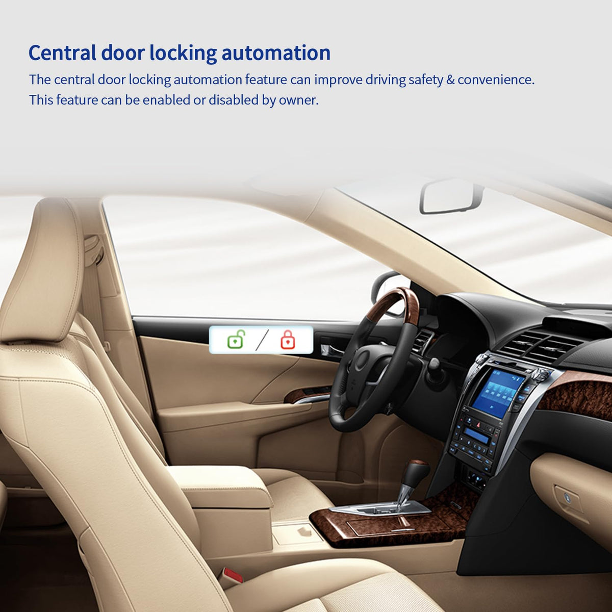 Sistema de Alarma para Auto EASYGUARD EC002-T Negro con Arranque Inteligente y Acceso sin Llave