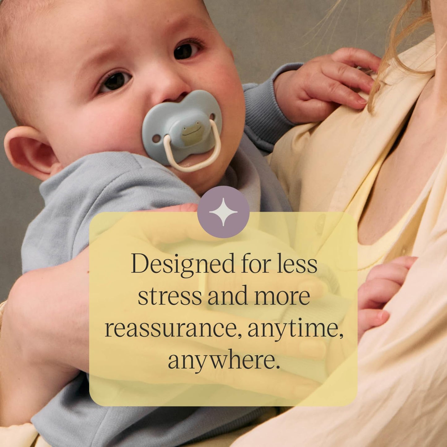 Chupete Tommee Tippee azul verde gris Bolsa Simétrica sin BPA para 18-36 Meses Paquete de 6