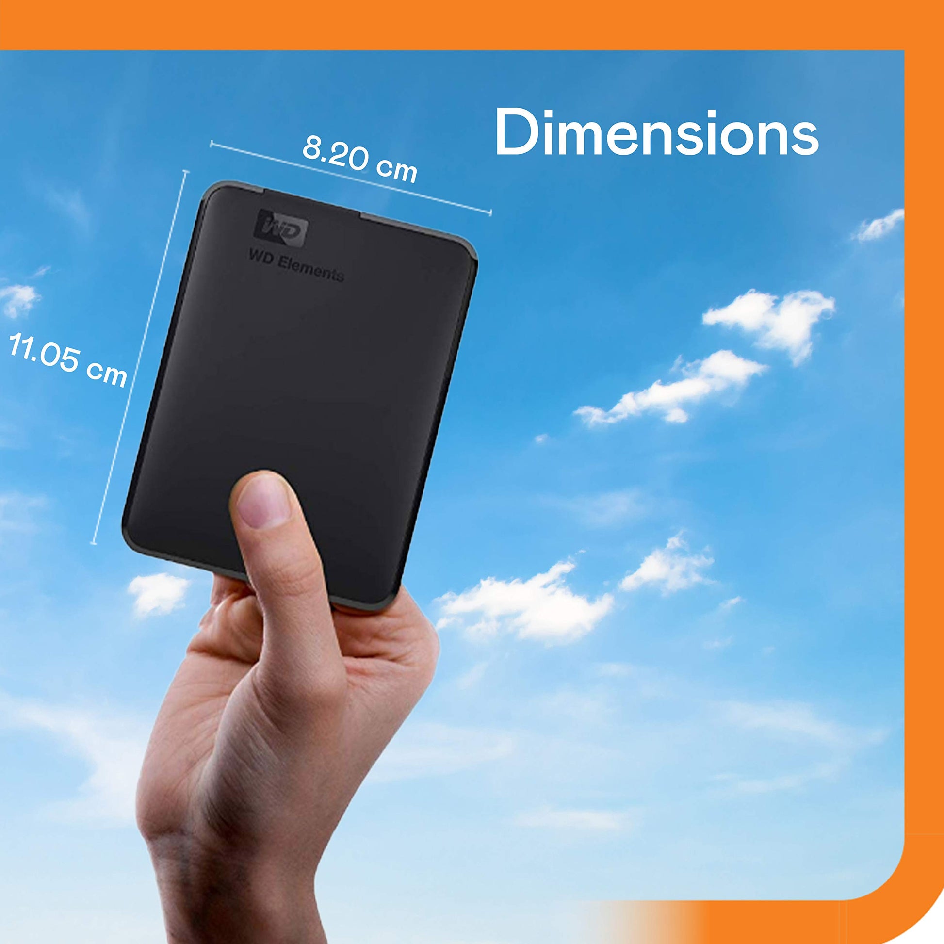 Disco Duro Externo Portátil Western Digital 4TB Negro USB 3.0