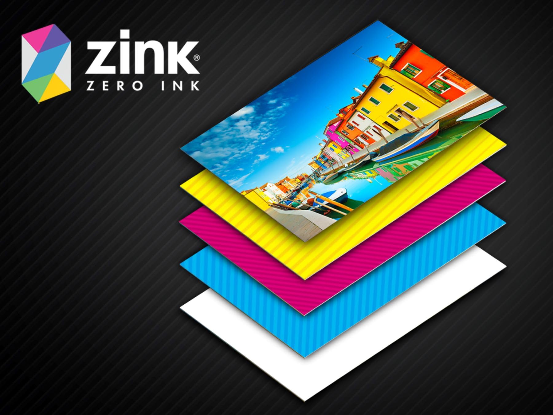 HP Zink Photo Paper for Sprocket Plus Instant Photo Printer, 20 Sticky Backed Sheets (2FR23A)