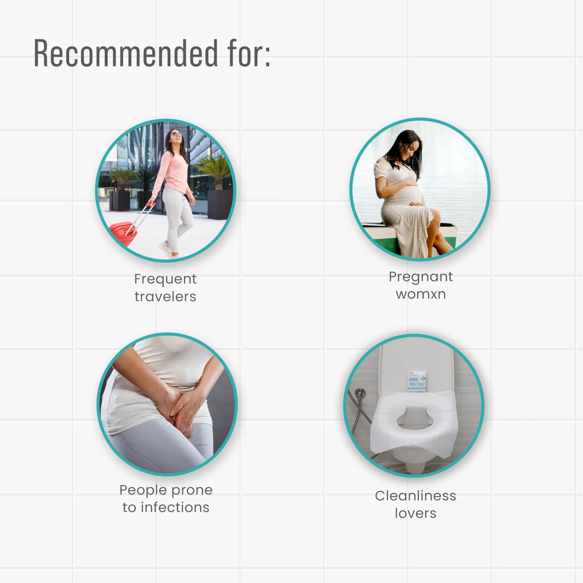 Fundas Desechables PeeBuddy Papel Higiénico Naturales para Mujer