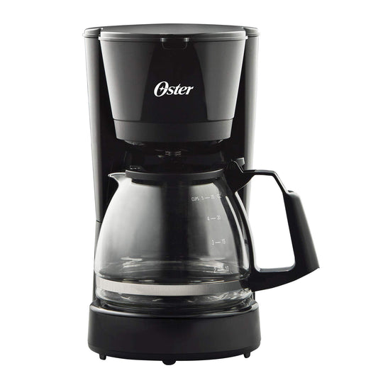 Cafetera Oster, de 5 Tazas, con Filtro Permanente, Negro, modelo BVSTDC05