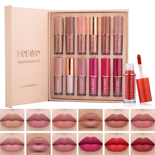 BLUEMEGA 12 Colores Labiales Mate Larga Duración | Regalo Ideal Mujer
