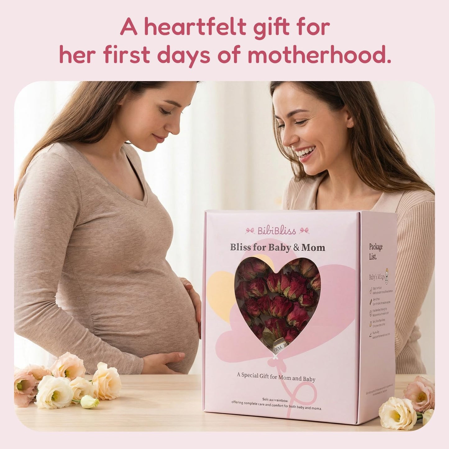 BIBIBLISSBABY - Regalo de lunes para mujer, paquete de 17 piezas para el cuidado de mamá después del bebé, regalos de embarazo para madres primerizas, después del nacimiento y posparto esenciales para