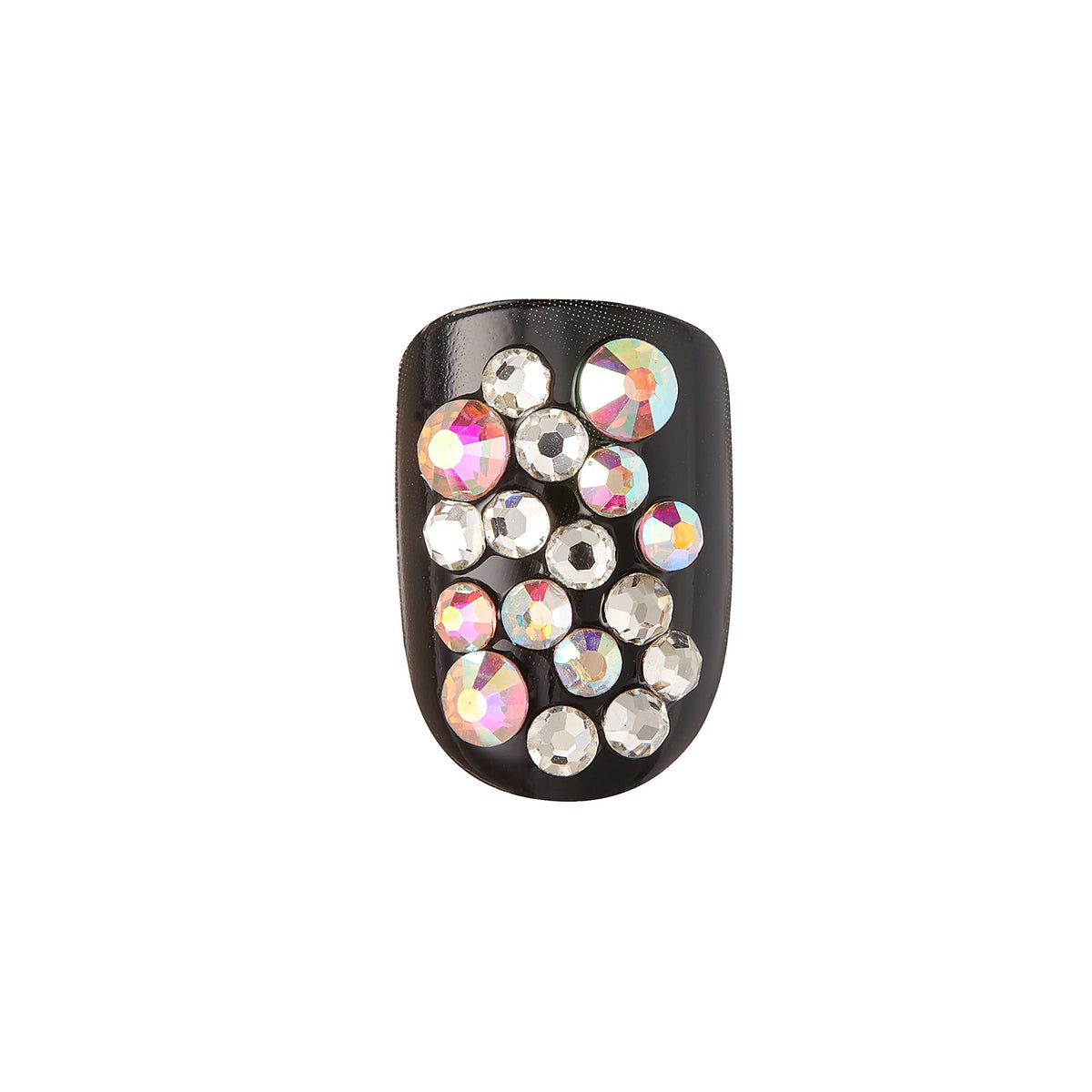 KISS imPRESS - Kit de manicura de colección Couture de uñas a presión, "Lavish", adhesivo patentado superagarre, 30 uñas postizas con 12 uñas decorativas