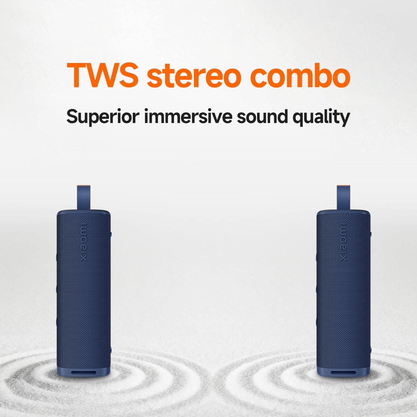 Altavoz Bluetooth portátil Xiaomi (30 W), sonido, estéreo inalámbrico verdadero, Bluetooth 5.4, IP69 impermeable, reproducción de larga duración, azul