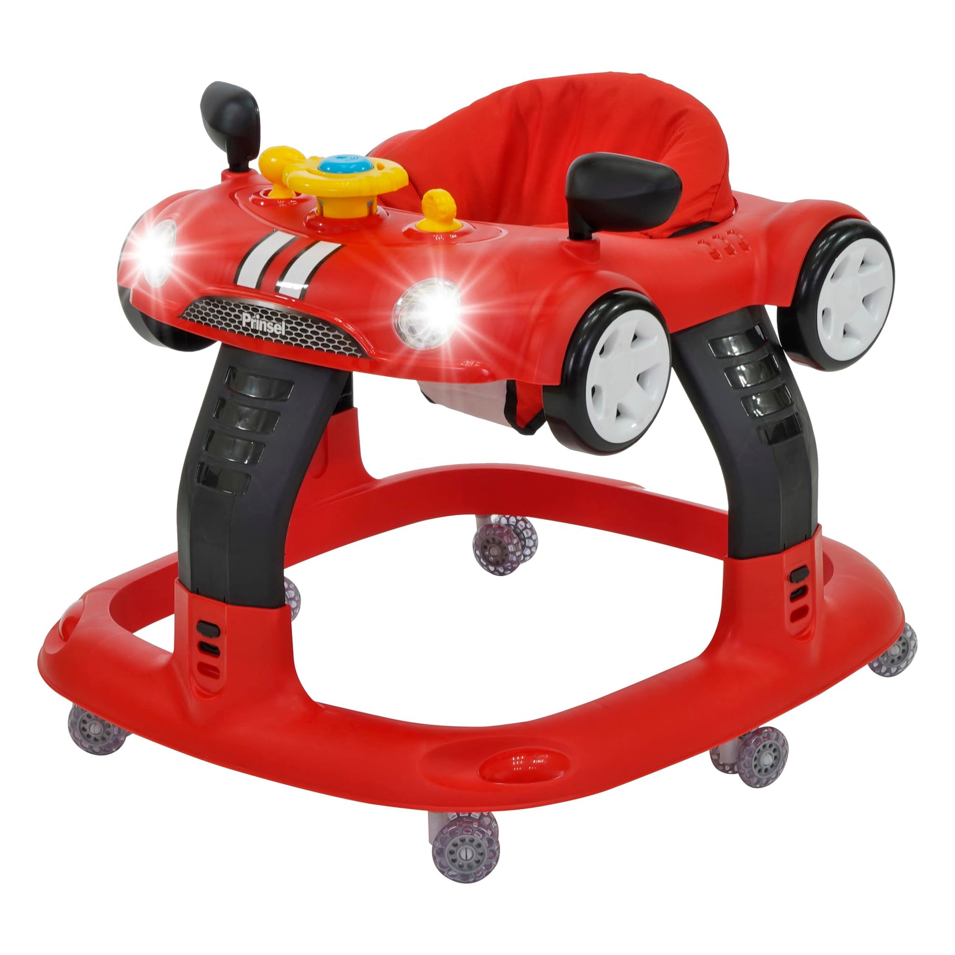 Prinsel, Andadera Auto Niño, Andadera para Bebe, De 6 a 18 Meses, Hasta 18 KG, Diseño Moderno