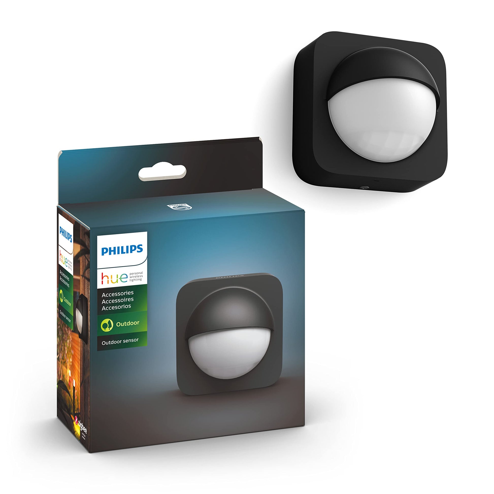 Philips Hue Sensor de Movimiento para Exteriores, Negro