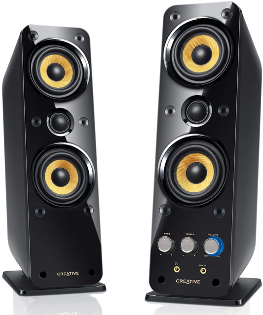 Creative Labs GigaWorks T40 Series II - Bocinas (Mesa/estante, PC, Integrado, Alámbrico, RCA / 3.5mm, 50 - 20000 Hz)