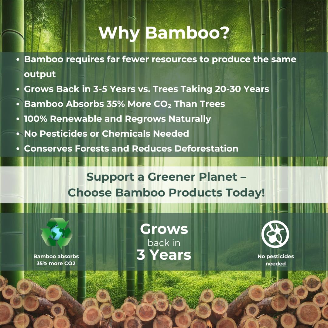 Papel Higiénico Bambú 3 Capas Ecológico Sostenible