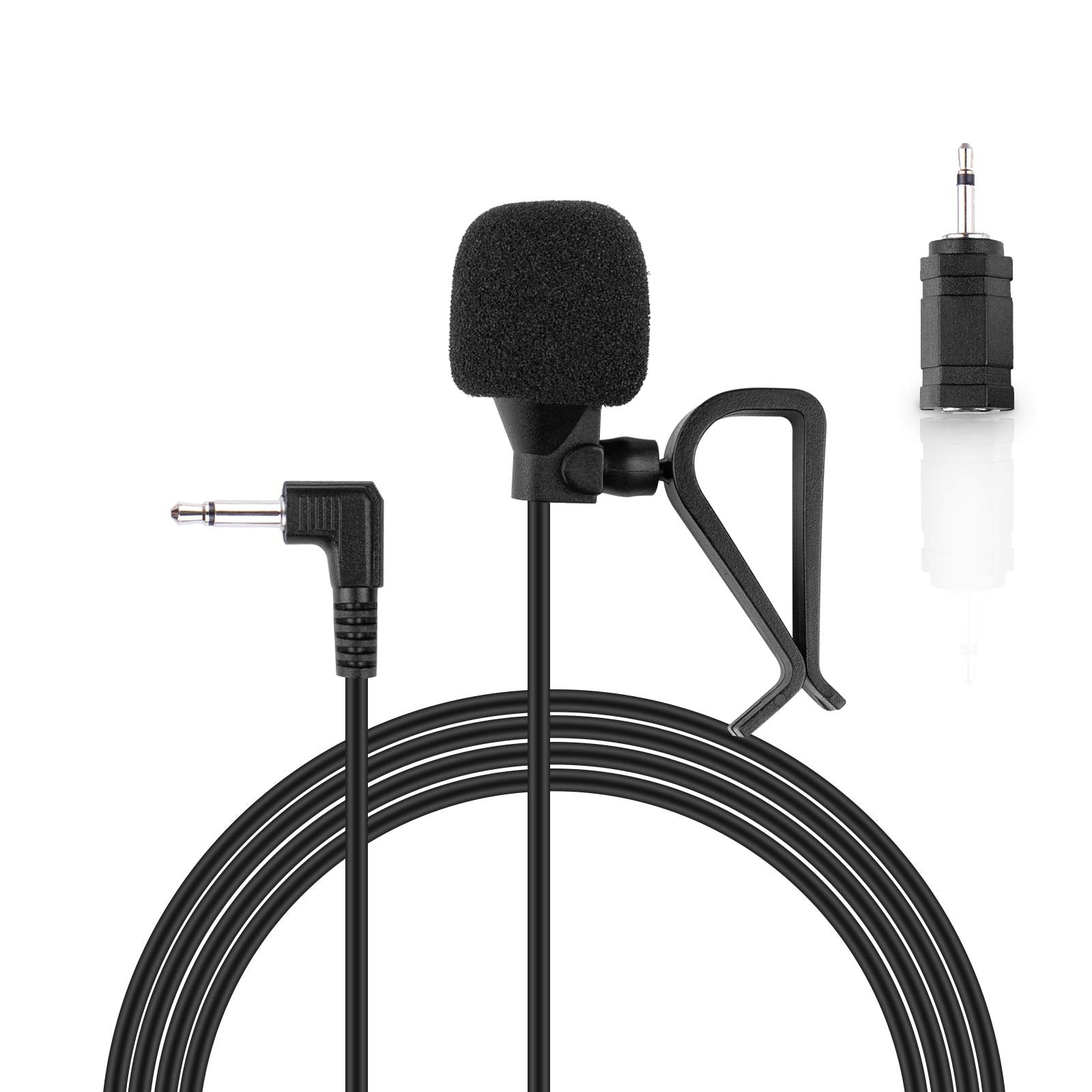 Micrófono de Coche Weishan 3,5 mm Repuesto para Stereo de Pioneer Kenwood Boss JVC Sony Jensen Alpine con Montaje