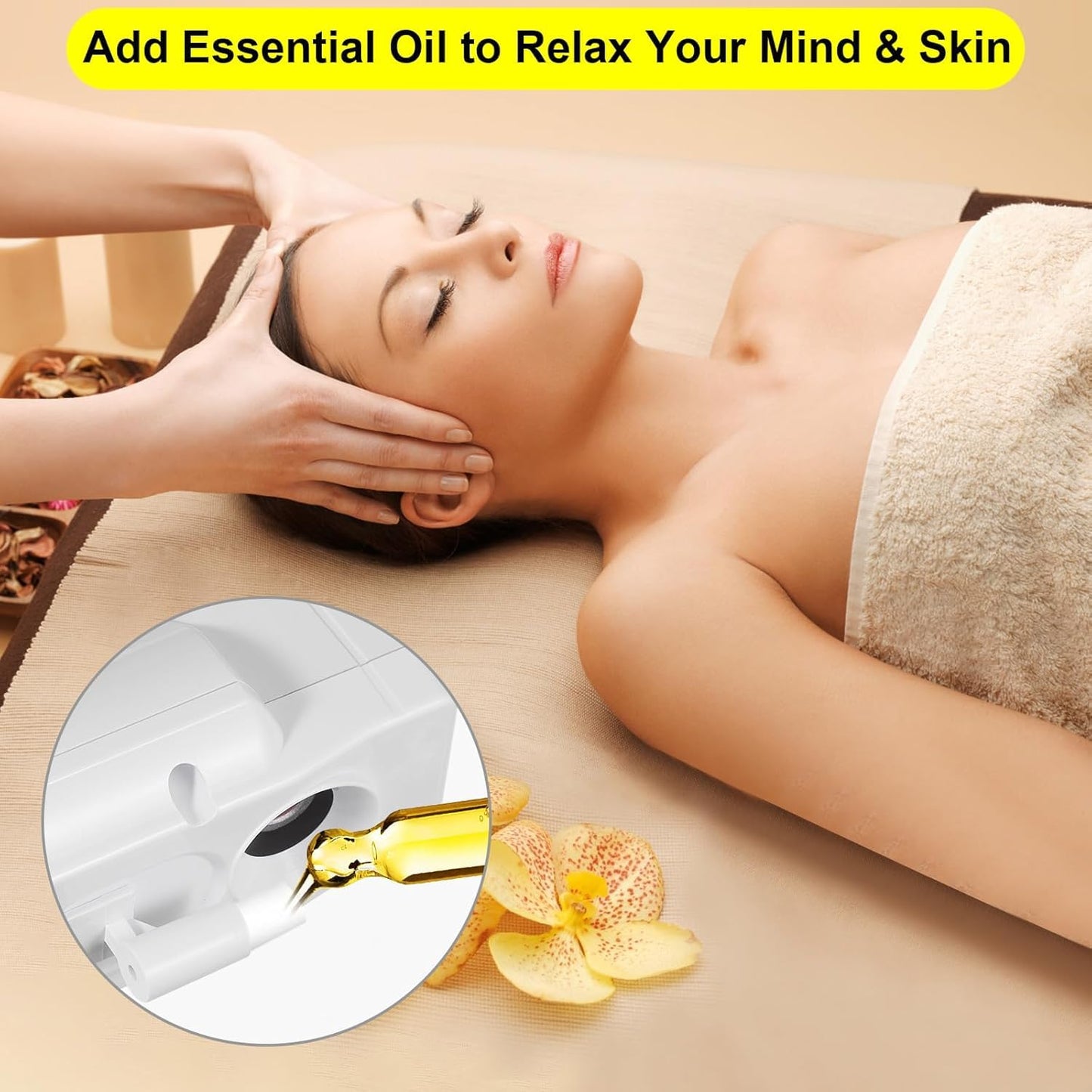 Vaporizador facial profesional, spray de niebla caliente con ozono, vaporizador facial para esteticista, máquina de vapor facial