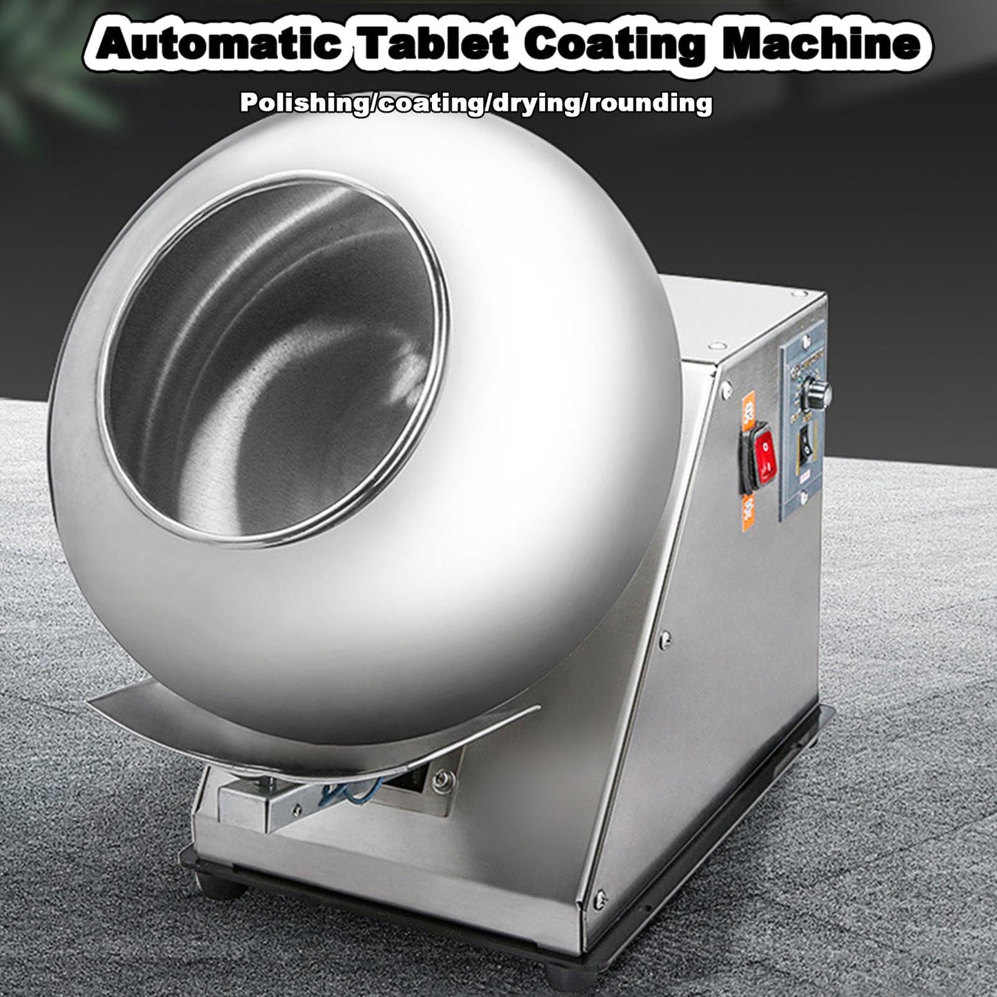 Máquina de Recubrimiento Oiyekntd para Chocolate y Azúcar, 110V, Comercial Automática