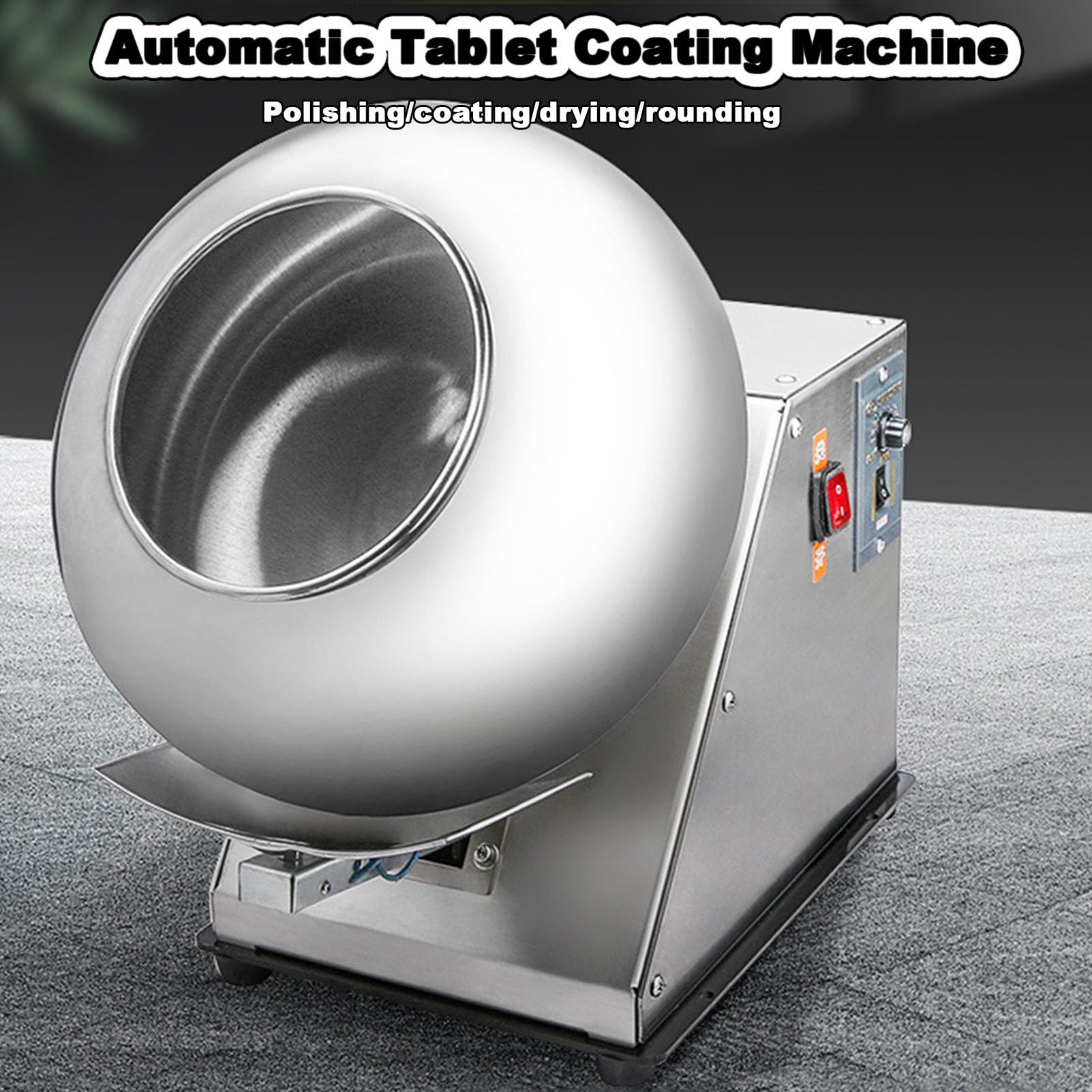 Máquina de Recubrimiento Oiyekntd para Chocolate y Azúcar, 110V, Comercial Automática