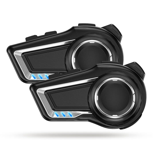 Auriculares Bluetooth Chtoocy X10 Negro Intercomunicador para Motocicleta