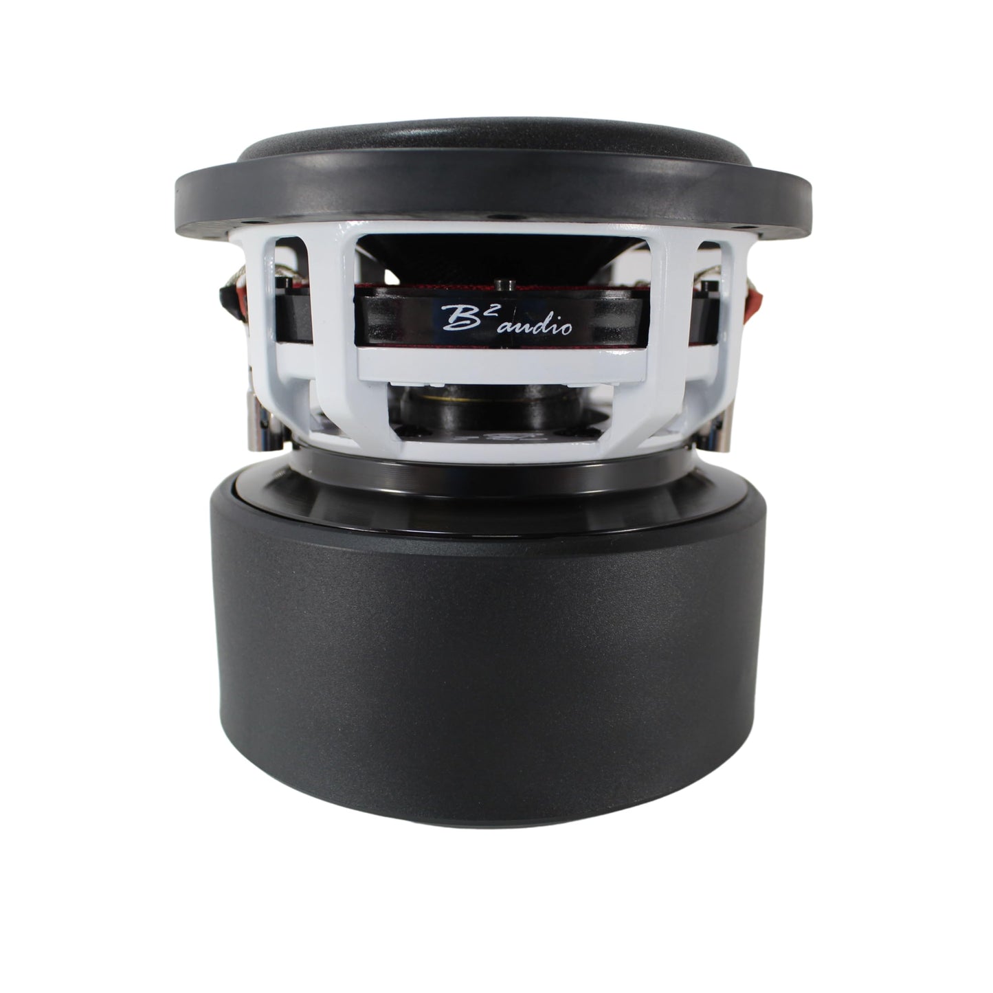 B2 Audio Rampage - Subwoofer de bobina de voz dual de 1 ohmio RMS de fibra de carbono de 16,5 cm