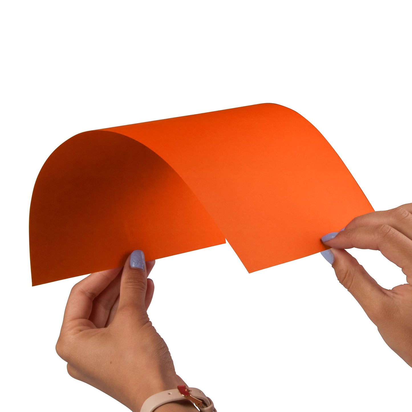 JAM PAPER Papel de color de 25 libras, 90 g/m², 8,5 x 11 pulgadas, reciclado naranja, 50 hojas por paquete