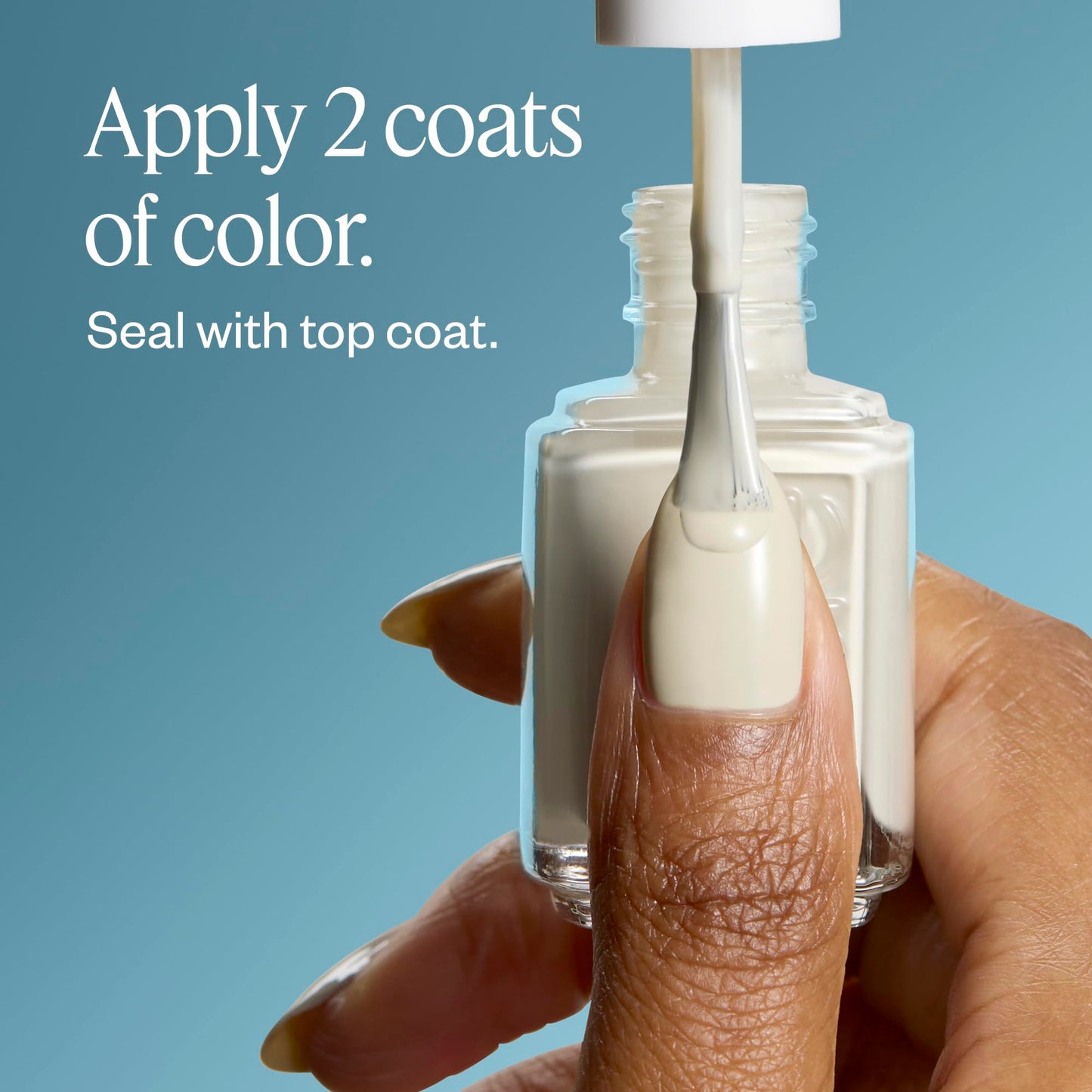 essie nail polish, marshmallow, sheer white nail polish, 0.46 fl. oz.