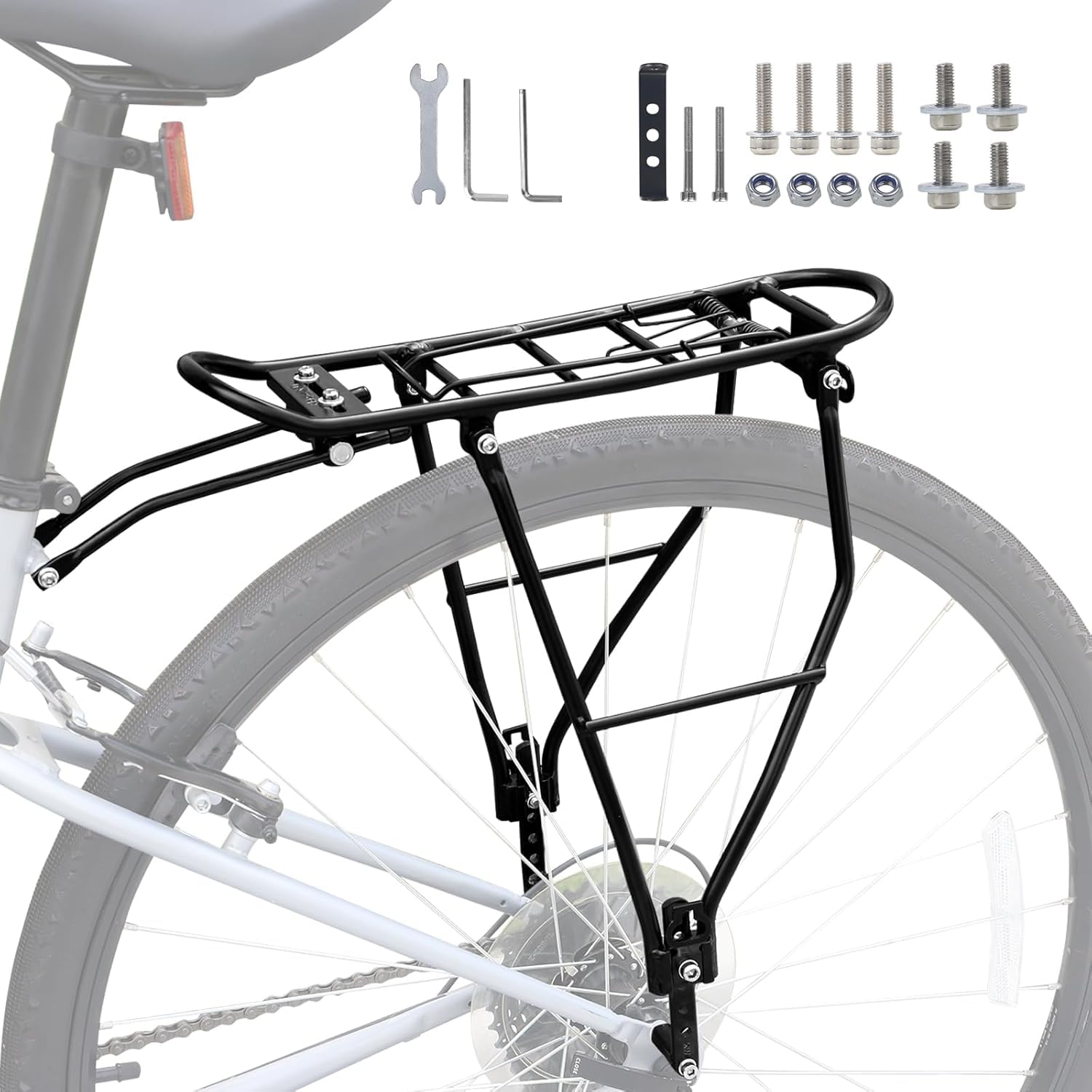 Colgador trasero para bicicleta