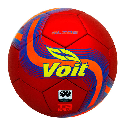 Balón de Fútbol Voit Multicolor Slide II Cosido a Maquina No.4