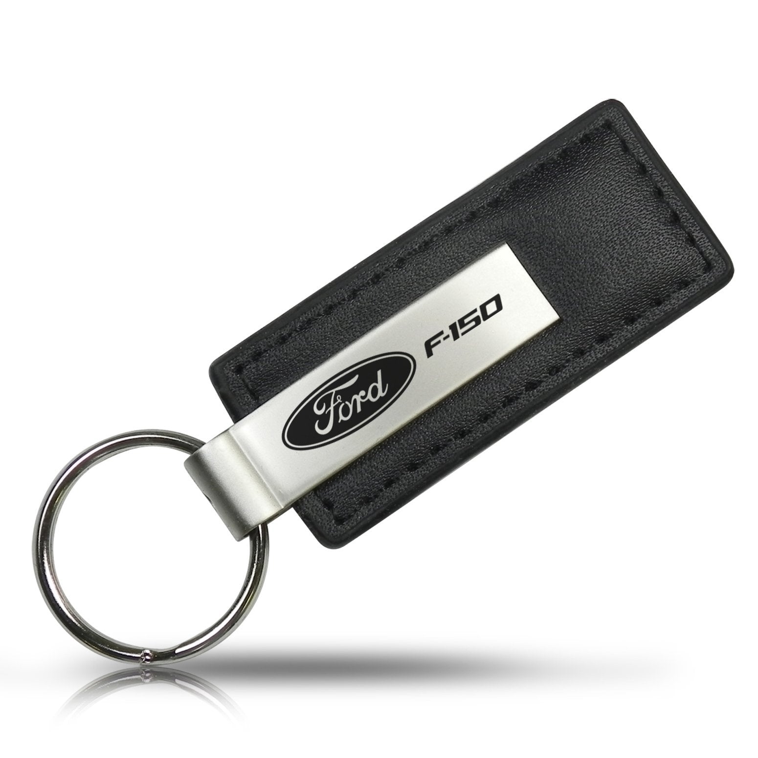 Au-Tomotive Gold, Inc. Ford F-150 Black Leather Key Chain