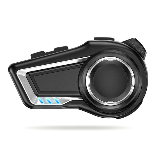 Auriculares Bluetooth Chtoocy X10 Negro Intercomunicador de Grupo 10 Jinetes Impermeable Cancelación de Ruido para Motocicleta