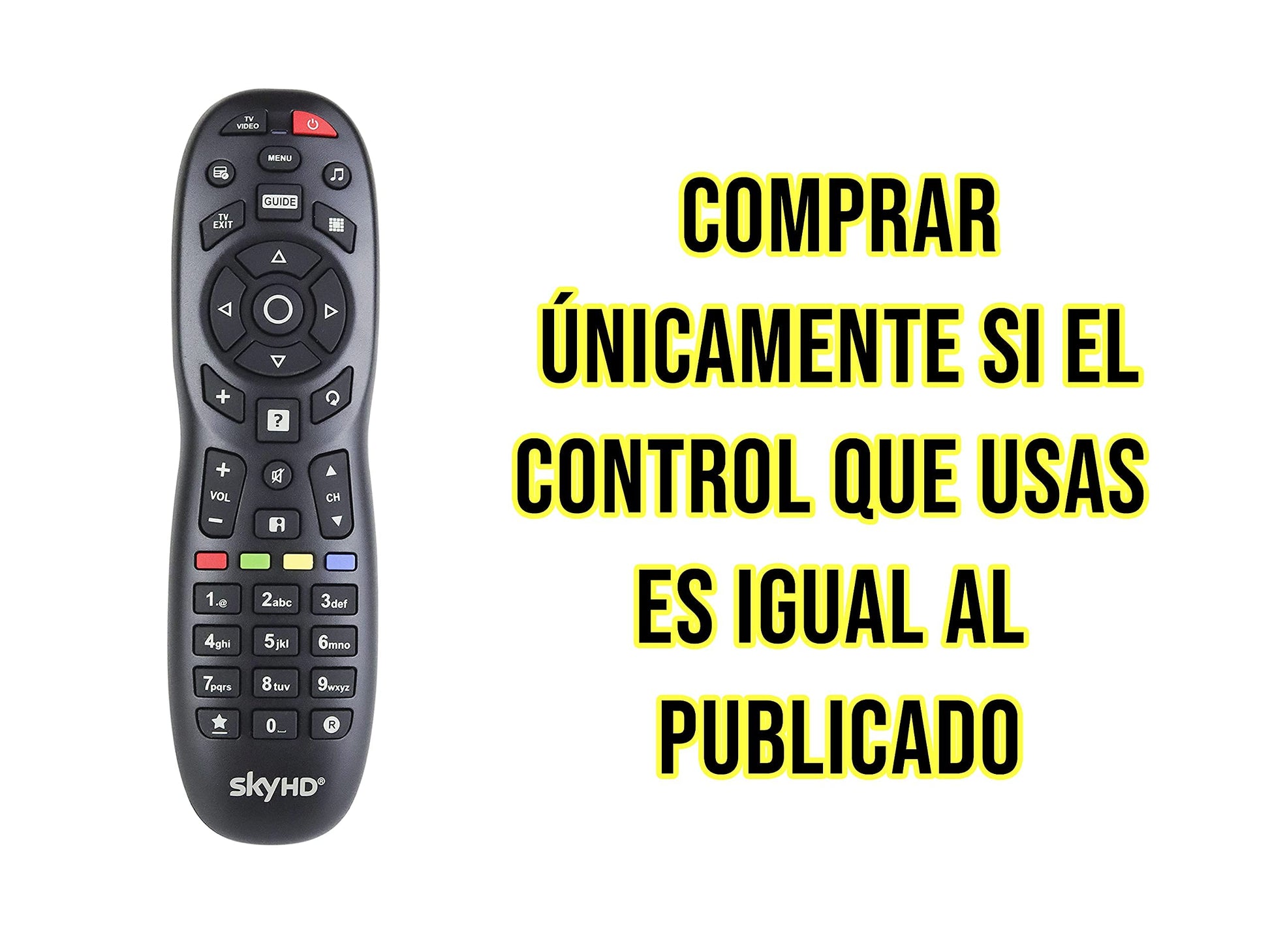 LIDERT Control Remoto para Sky HD Original