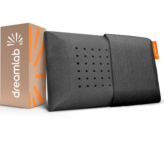 Almohada Dreamlab Graphite Pillow Firmeza Media con Carbón Hipoalergénica King Size