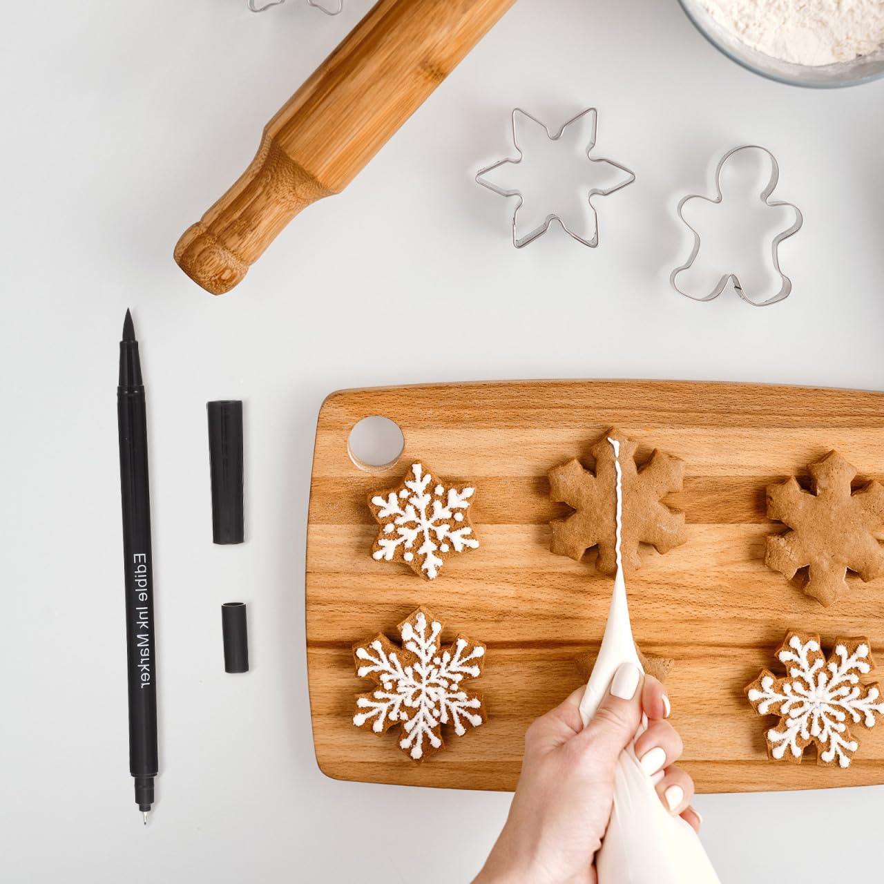 Pluma Kitchen Pen Finante de Plástico para Dibujo en Casa