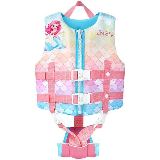 Chaleco de Natación Zeraty Neopreno con Correas de Seguridad Ajustables para Niños y Niñas