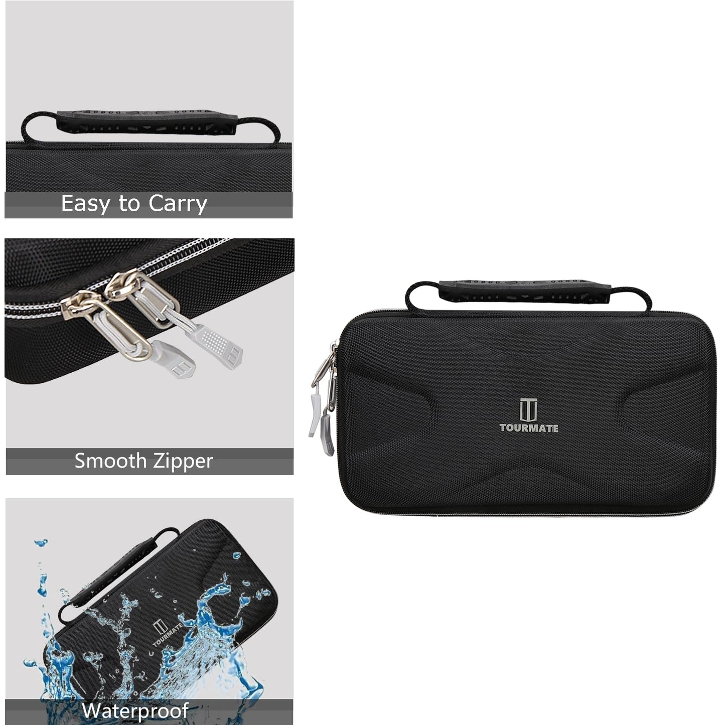 Tourmate - Funda rígida de almacenamiento para brightup barba, para hombres, cortapelos, afeitadoras eléctricas (solo caso)