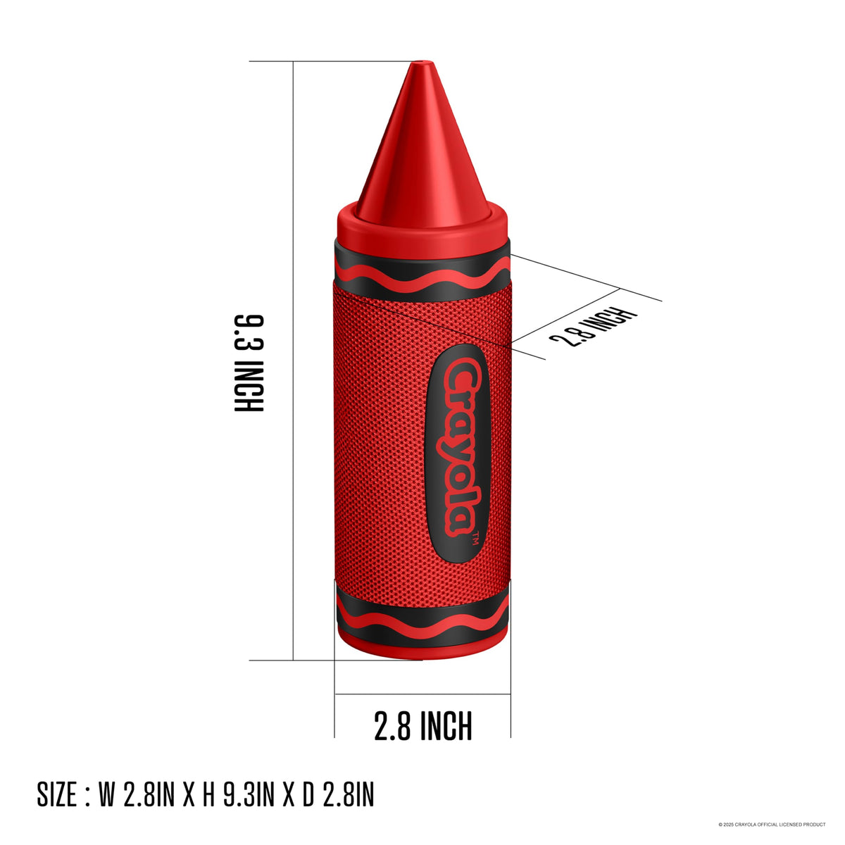 Bocina Bluetooth Crayola Inalámbrica Portátil 20W Sonido HD para Niños