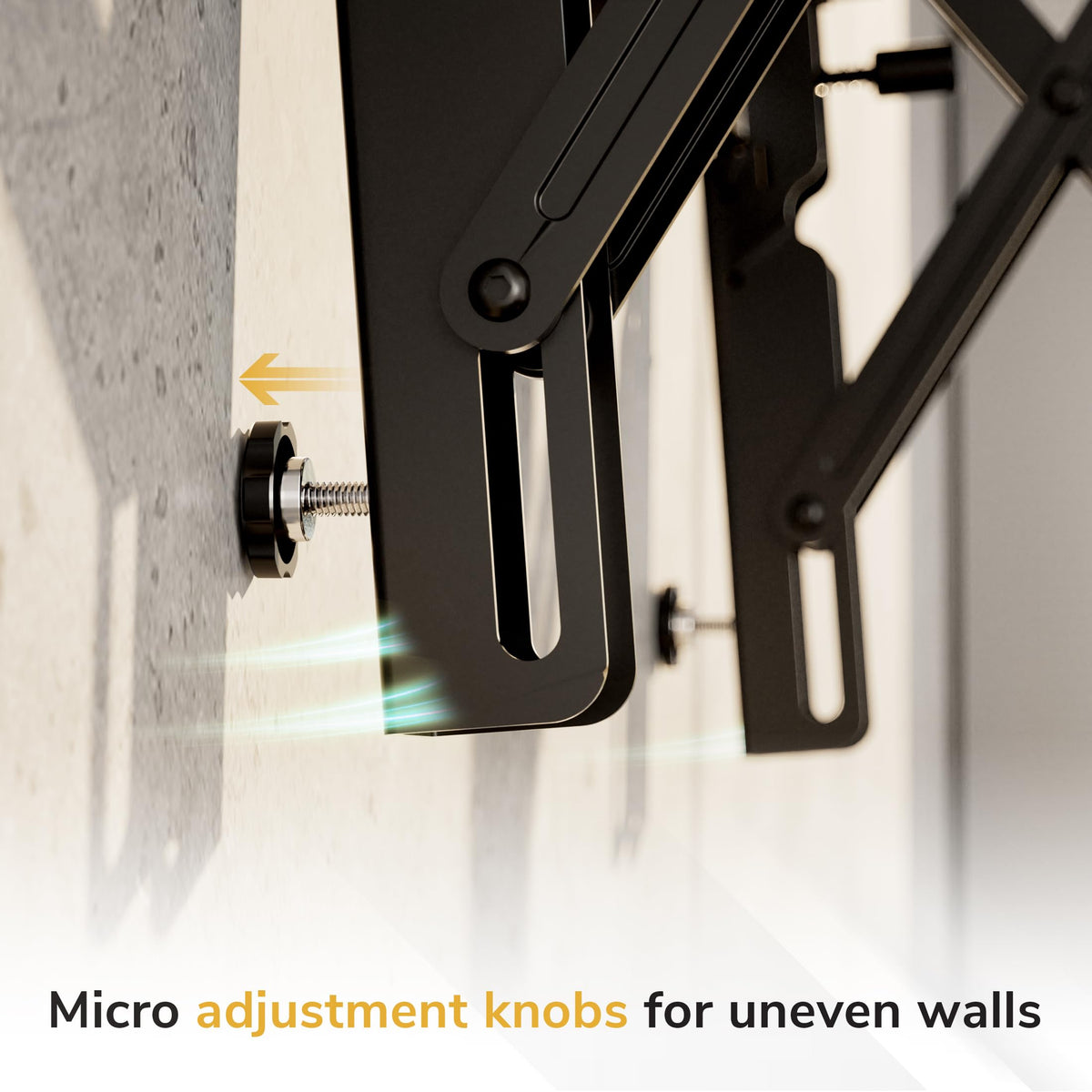 Soporte de Pared Mount-It! Negro para Televisores 37 a 70 Pulgadas con Carga Probada y Orientación Paisaje y Retrato