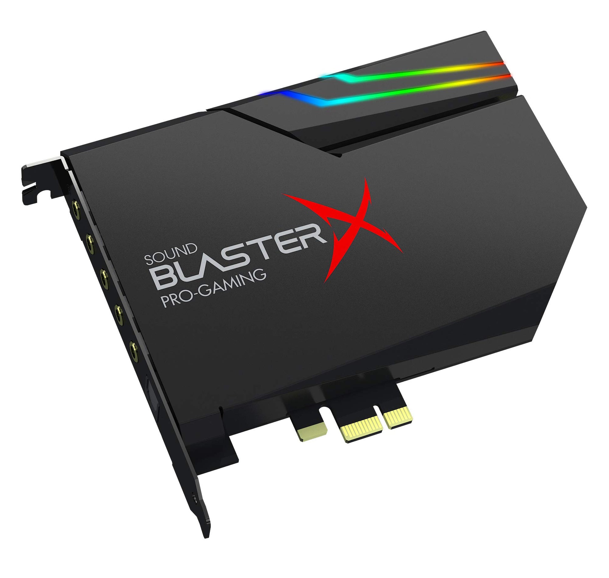 Tarjeta de Sonido Sound BlasterX AE-5 Plus Negro con Dolby Digital Live y DTS Connect