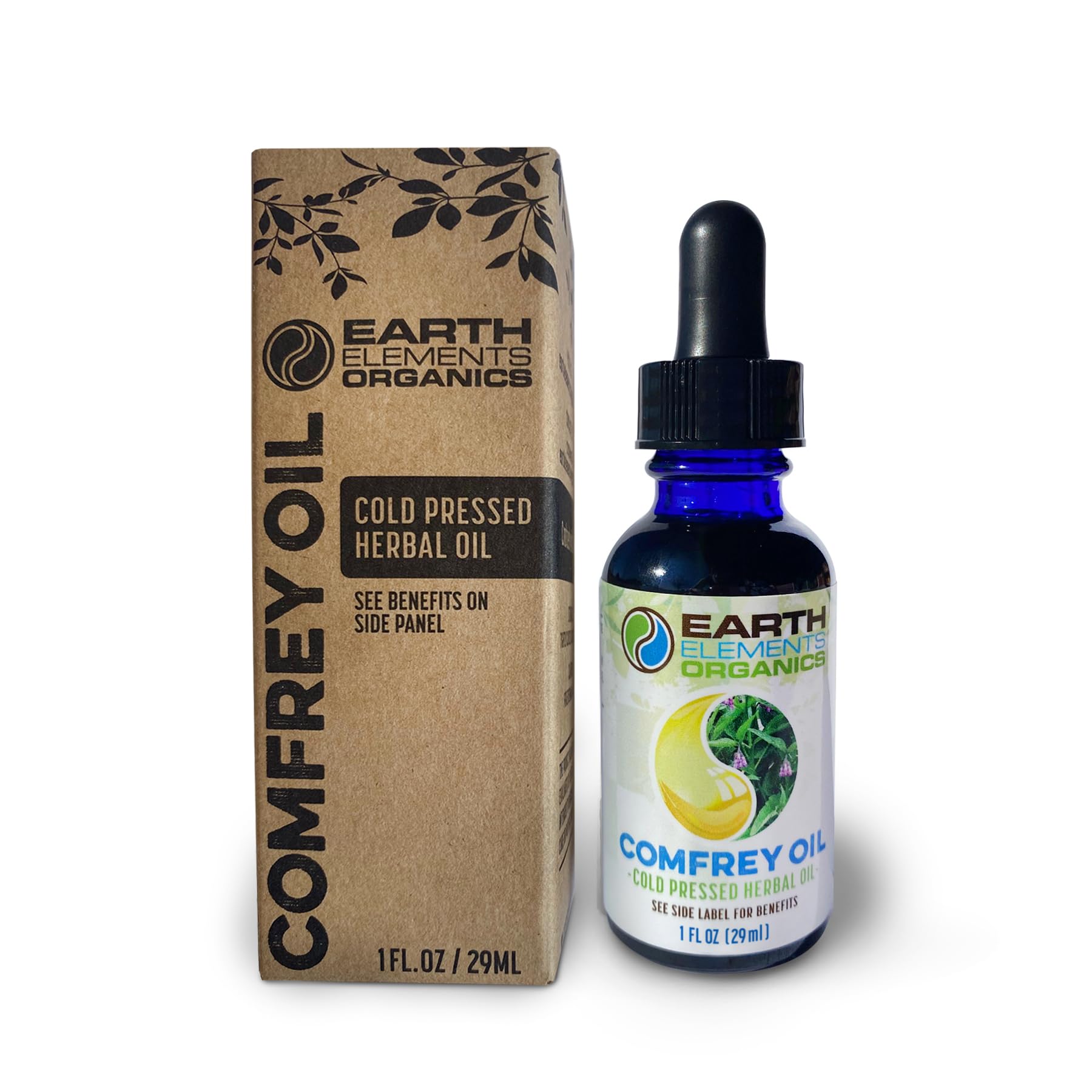 Aceite Orgánico de Consuelda: Regeneración Celular y Reparación de Heridas - Antiinflamatorio Natural para Piel y Cicatrices.