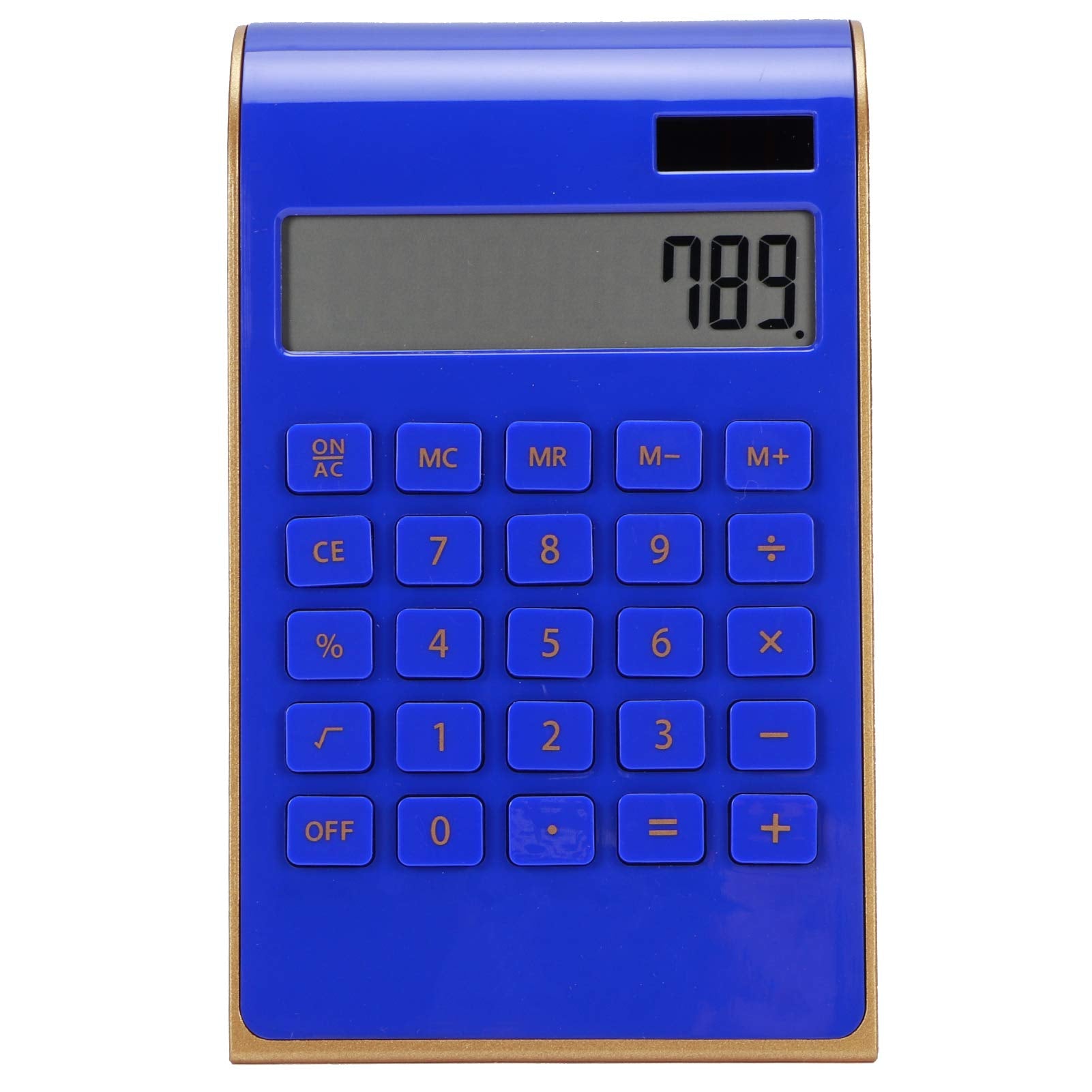 Calculadora Est¨¢ndar Calculadora de 10 D¨ªgitos, Calculadora Ultrafina de Energ¨ªa Solar para el Hogar, Oficina, Escuela, Negocios, Pantalla LCD, Calculadora Inclinada Port¨¢til
