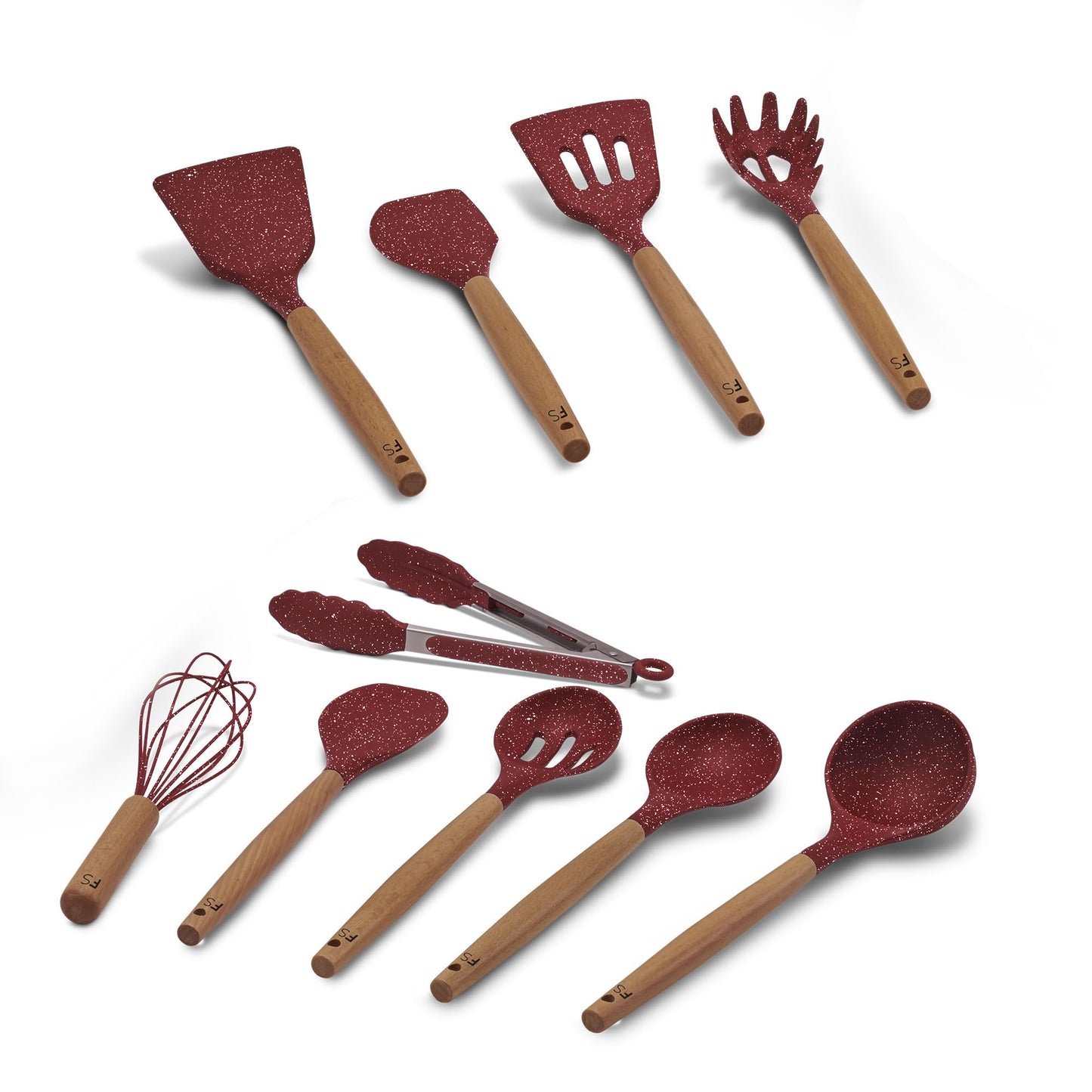 Batería de Cocina Deluxe Flavorstone Roja 28 cm 13 Piezas