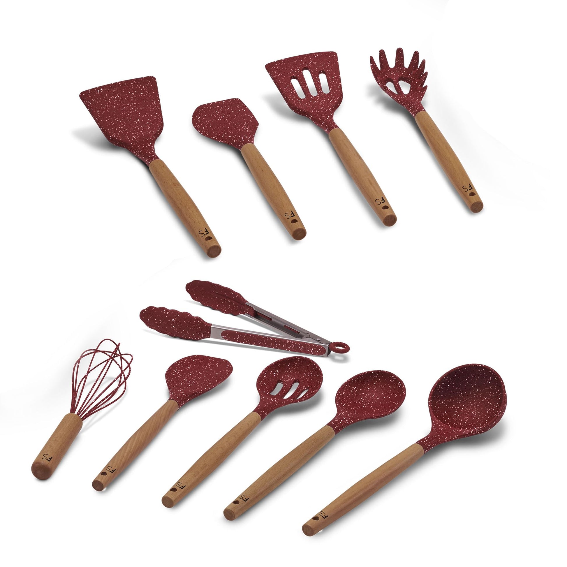 Batería de Cocina Deluxe Flavorstone Roja 28 cm 13 Piezas