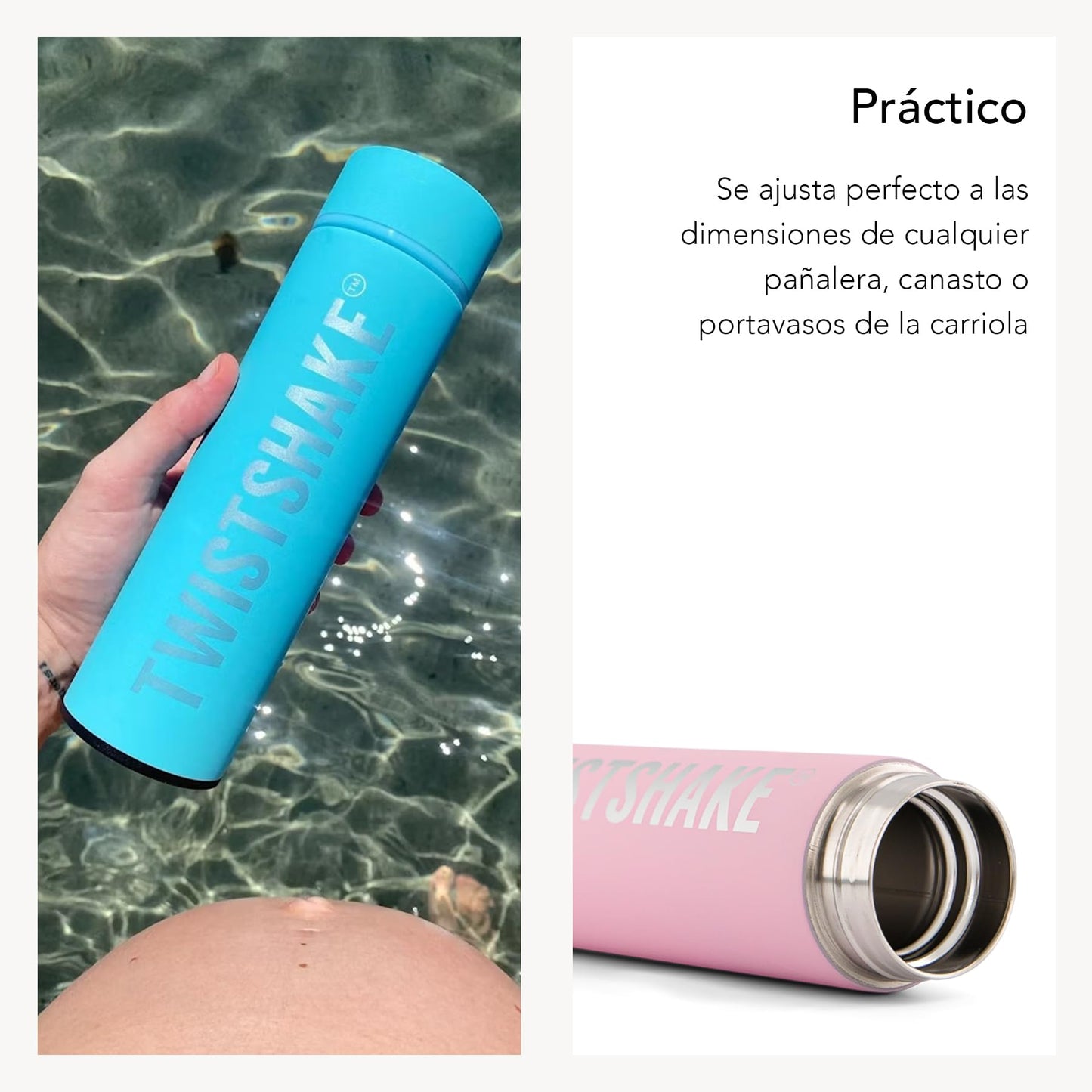 Termo para Bebé Twistshake 420 ml Elegante y Resistente para Uso Diario