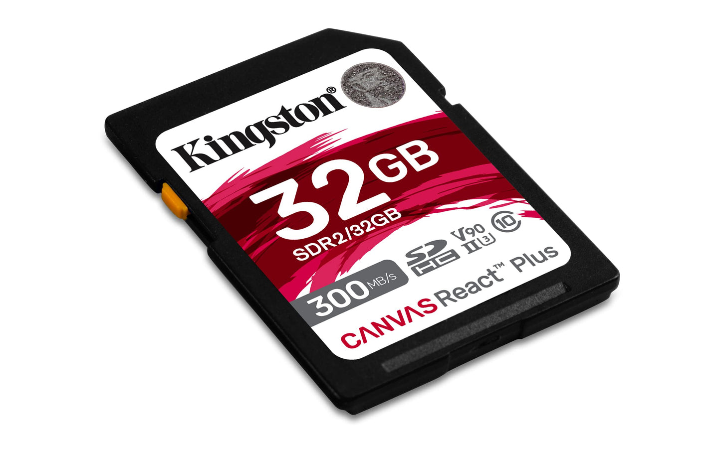 Kingston Memoria SD SDHC Canvas React Plus 300R UHS-II V90(SDR/32GB)