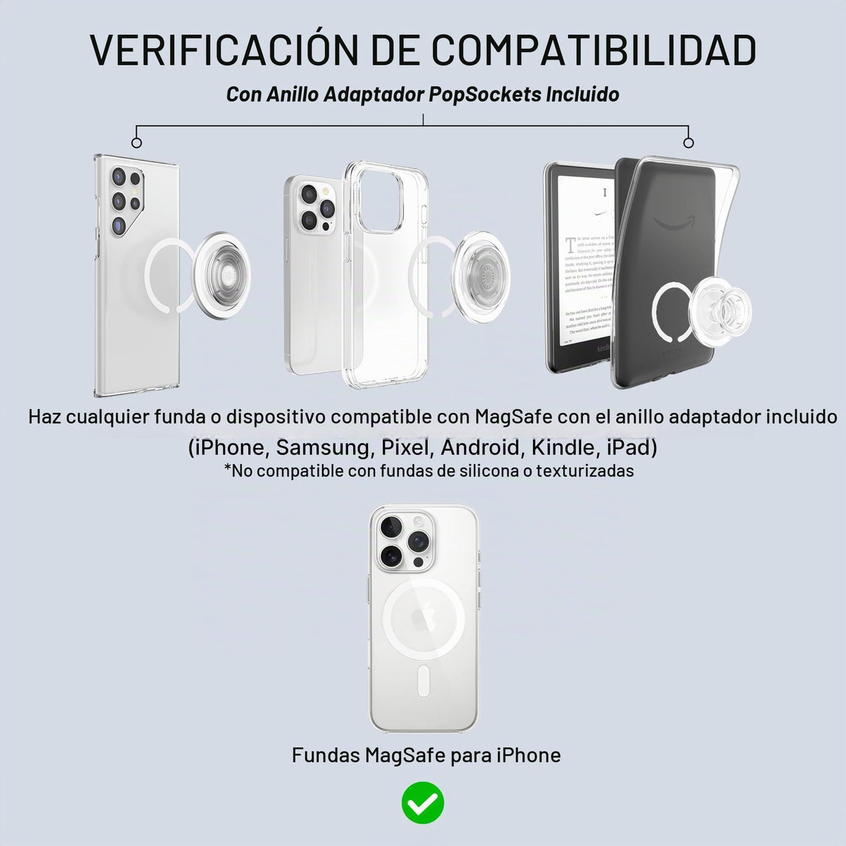 Empuñadura para Teléfono MagSafe PopSockets Esmalte Mickey con Soporte Magnético Disney