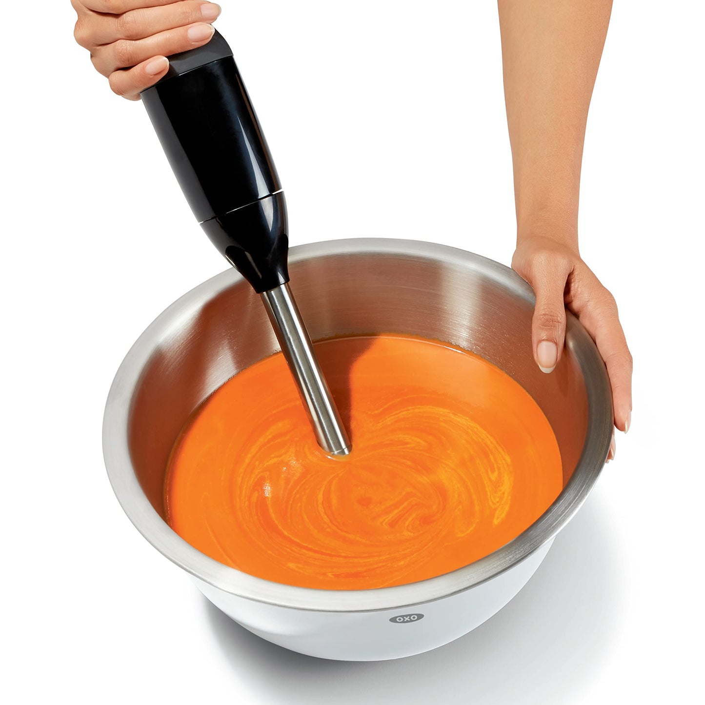 Tazones para Mezclar OXO Good Grips Blanco Set de 3 Acero Inoxidable