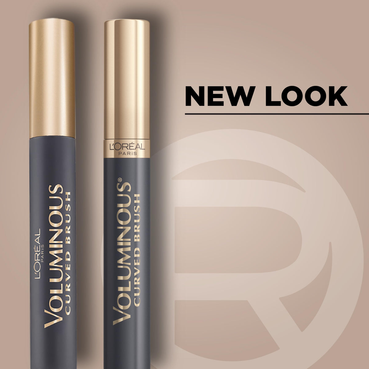 L’Oreal Paris Makeup Voluminous Original Volume Building Curved Brush Mascara, Black, 0.28 fl. oz.