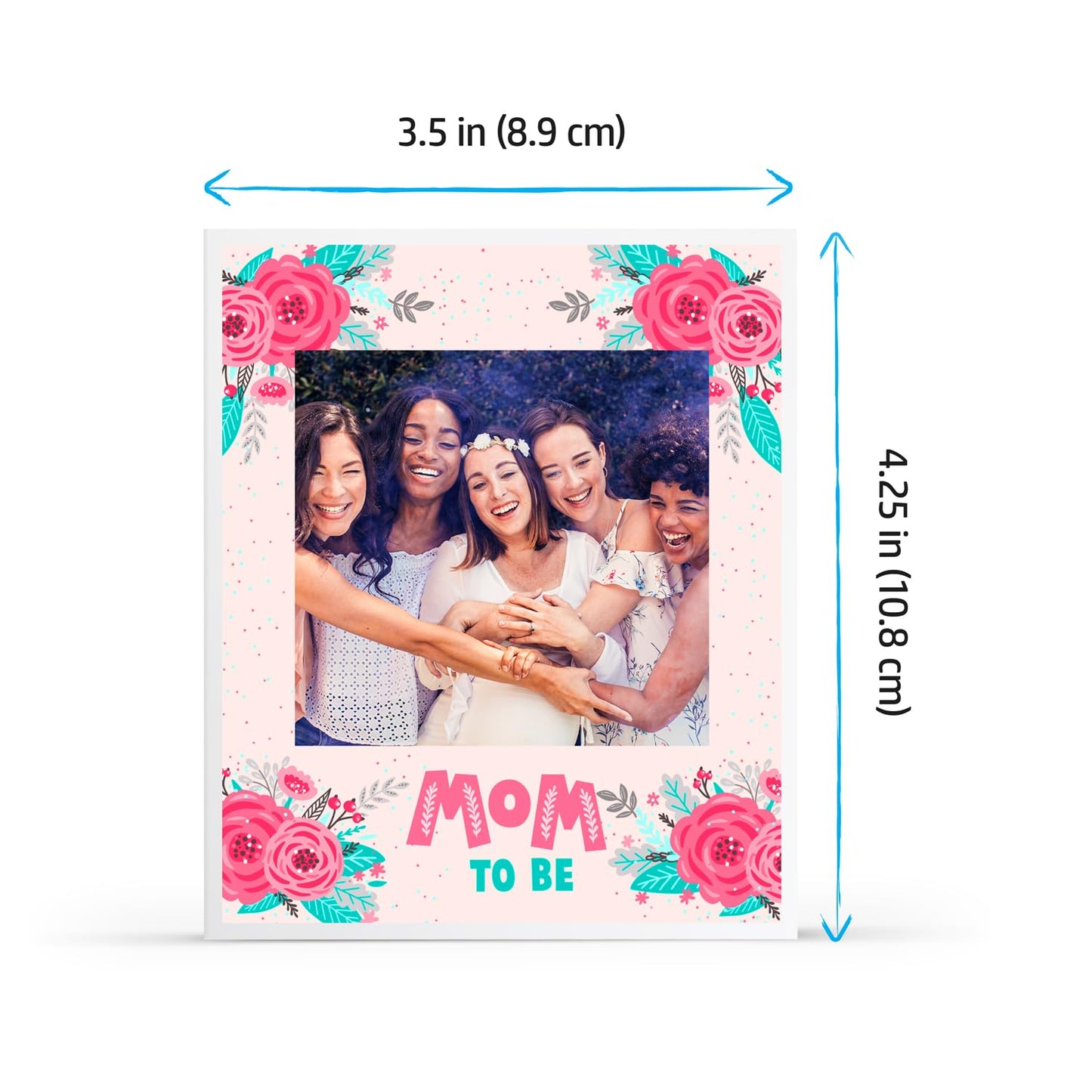 HP Sprocket 3.5 x 4.25” Zink Sticky-Backed Photo Paper (20 Pack) Compatible with HP Sprocket 3x4 Photo Printer