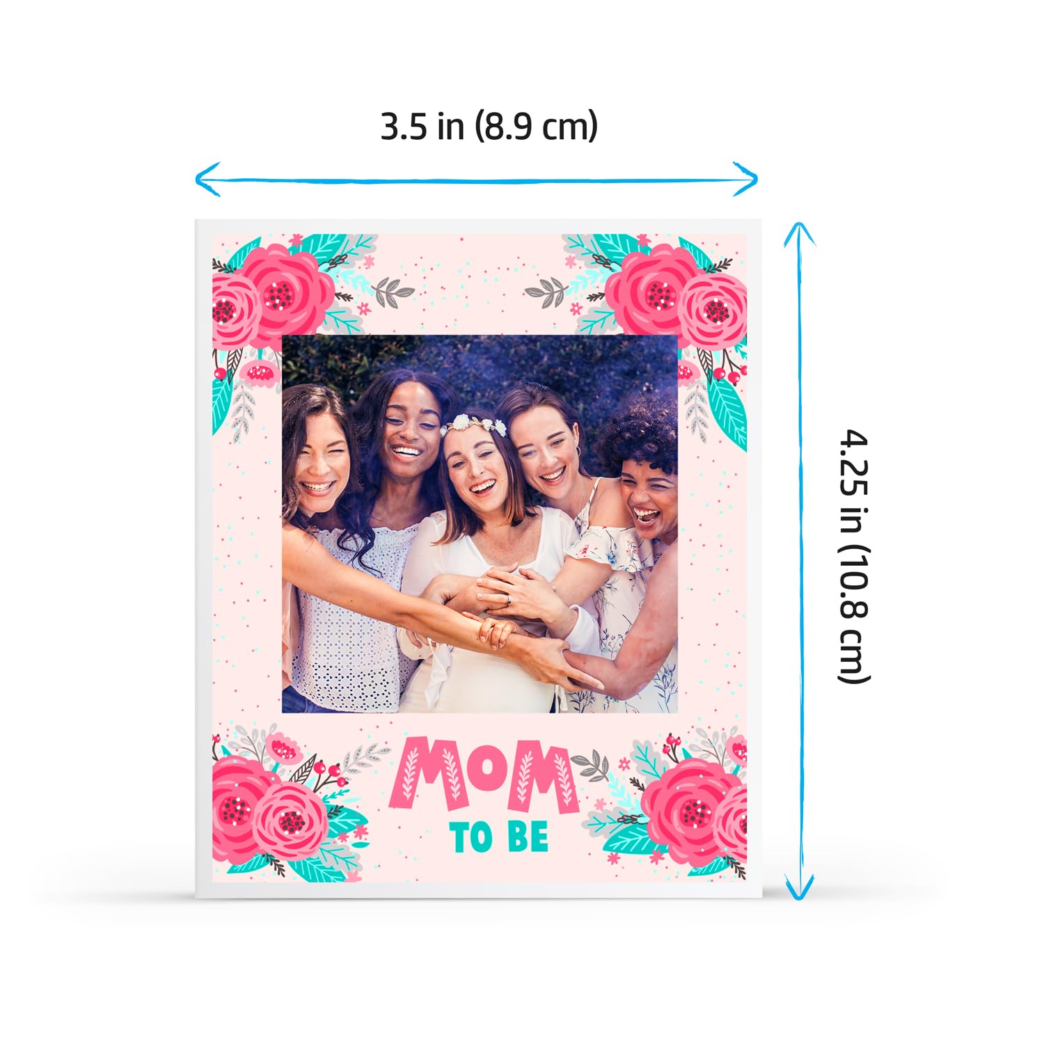 HP Sprocket 3.5 x 4.25” Zink Sticky-Backed Photo Paper (20 Pack) Compatible with HP Sprocket 3x4 Photo Printer