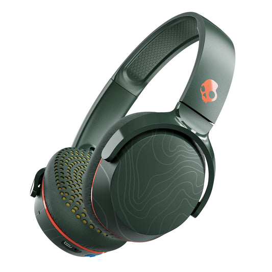 Audífonos On-Ear Inalámbricos Skullcandy Riff 2 Verde con 34 Horas de Autonomía y Micrófono Compatibles con iPhone Android Bluetooth