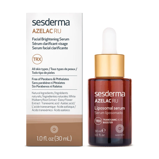 SESDERMA AZELAC RU-Serum | Despigmentante, Anti Manchas, tratamiento contra: Manchas, Melasma, Pecas | Retinol + Vitamina C + Ácido Azeláico | 30 ml